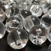 Füles pityke gomb 8 mm - CLEAR (Szntelen)